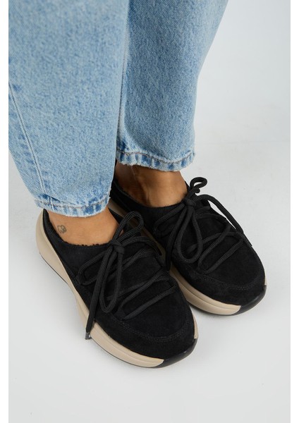 Koralia Kadın Hakiki Deri Sabo Siyah Terlik fiyatları