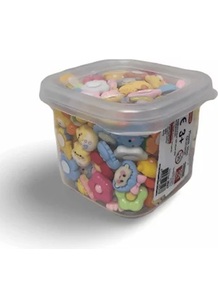 Plastik Mini Aksesuar Silikon 300'LÜ