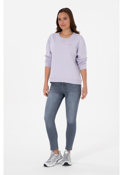 Kadın Lila Sweatshirt 50313586-VR245 fırsatları