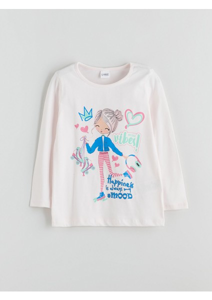 Yeni Sezon Bisiklet Yaka Baskılı Kız Çocuk Pijama Takımı fiyatları