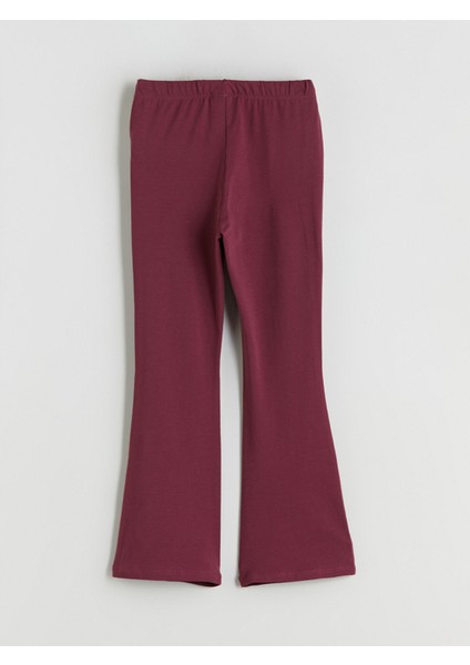 Yeni Sezon Beli Lastikli Ispanyol Paça Kız Çocuk Tayt 2'li fiyatları