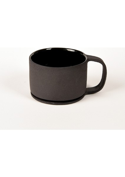 Toffee Siyah Kahve Fincanı – 180 ml Stoneware – 1 Adet