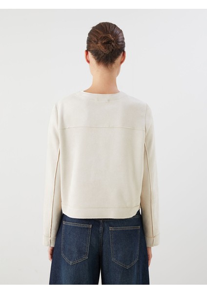 Yeni Sezon Bisiklet Yaka Süet Görünümlü Kadın Ceket fırsatları