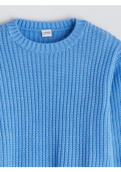 Yeni Sezon Bisiklet Yaka Kız Çocuk Triko Kazak modelleri