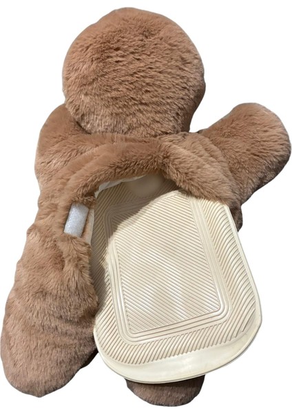 Kurabiye Adam Sıcak Su Torbası 600ML, Peluş Sıcak Su Torbası Gingerbread Yumuşak Hediyelik