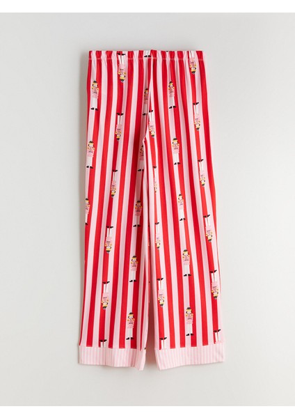 Yeni Sezon Gömlek Yaka Baskılı Kadın Pijama Takımı indirimleri