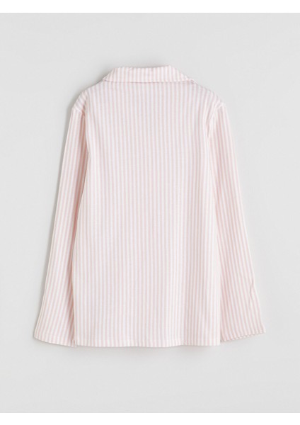 Yeni Sezon Gömlek Yaka Kız Çocuk Pijama Takımı fırsatları
