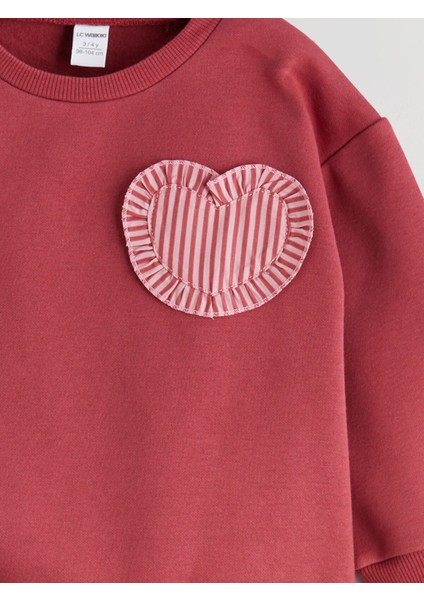 Yeni Sezon Bisiklet Yaka Kız Çocuk Sweatshirt modelleri