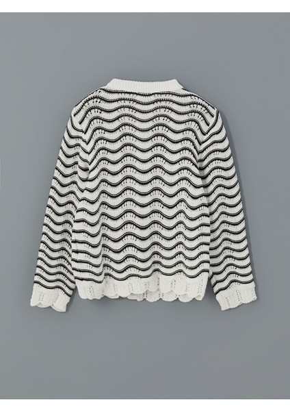 Yeni Sezon Bisiklet Yaka Kız Çocuk Triko Hırka indirimleri