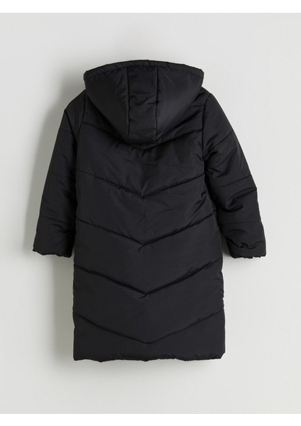 Yeni Sezon Kapüşonlu Kız Çocuk Mont fırsatları