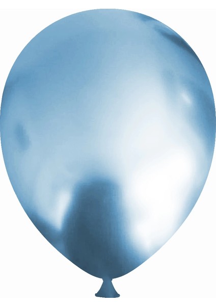 Açık Mavi Krom Balon 12"