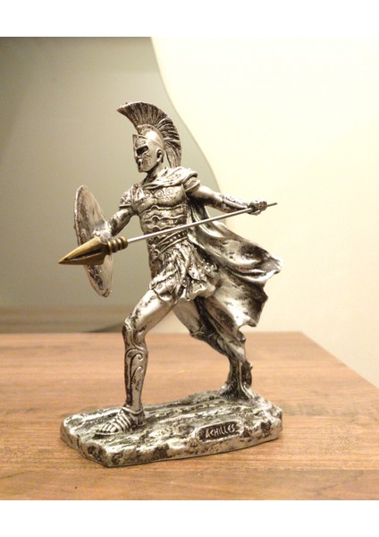 Tasarım Achilles Biblo 19 cm Mitolojik Heykel Ev Dekor Hediyelik Eşya fiyatları