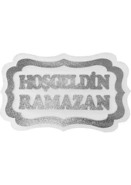 Hoşgeldin Ramazan Strafor Süs 30X47 cm indirimleri
