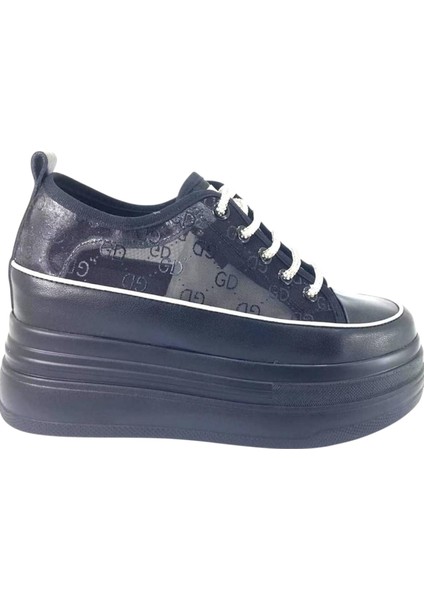 Kadın Yüksek Taban Sneaker Spor Ayakkabı 24Y345-11