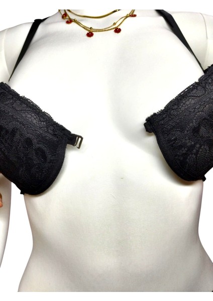 Siyah Önden Açılan Transparan Dantelli Sütyen Takımı – Şıklık ve Zarafetin Buluştuğu Tasarım/dolgulu fiyatları