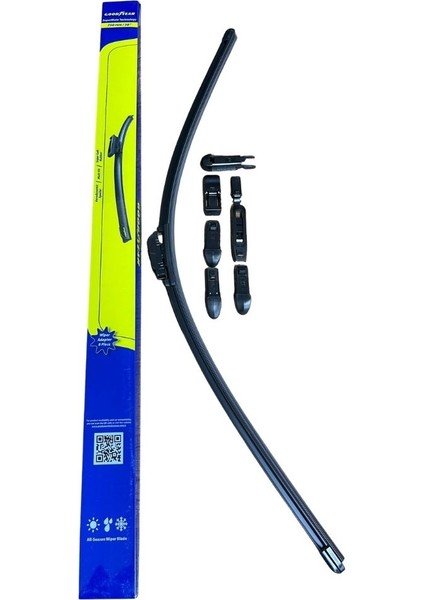 Silecek Süpürgesi Ön 750 mm Muz Tipi Universal 8 Aparatlı