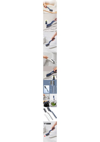 Hsnet Derz Fırçası V Dizayn Banyo Mutfak Lavabo Fırçası - MBN9877-7909 fiyatları
