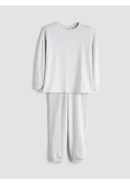 Yeni Sezon Bisiklet Yaka Kadın Pijama Takımı indirimleri