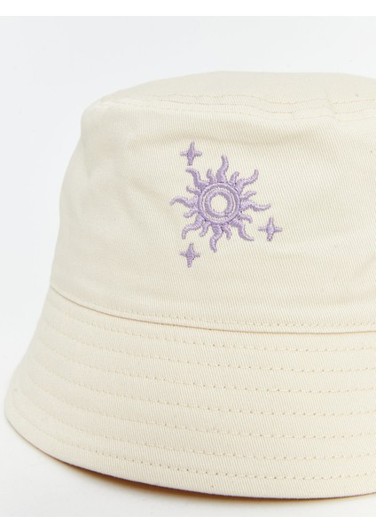 Yeni Sezon Nakışlı Kız Çocuk Bucket Şapka fiyatları