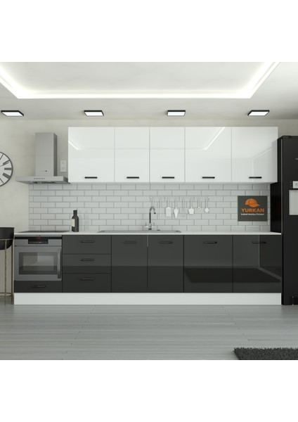 320 cm Mutfak Dolabı Mdf Kapak Tezgah Dahil YRKN320 99