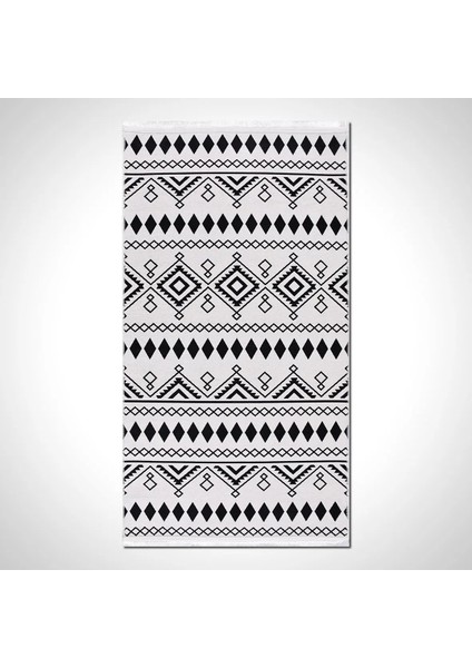 Lesina Geometrik Gri Polyester ve Pamuklu Kaydırmaz Tabanlı Dijital Baskı Halı fiyatları