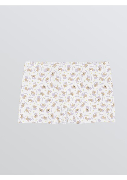 Yeni Sezon Baskılı Kız Çocuk Boxer