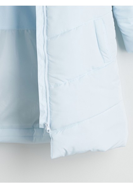 Yeni Sezon Kapüşonlu Kız Çocuk Mont modelleri