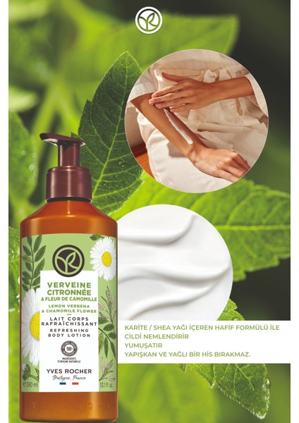 Vücut Losyonu - Nemlendirici Besleyici Tazeleyici Mine Çiçeği Papatya -Vegan