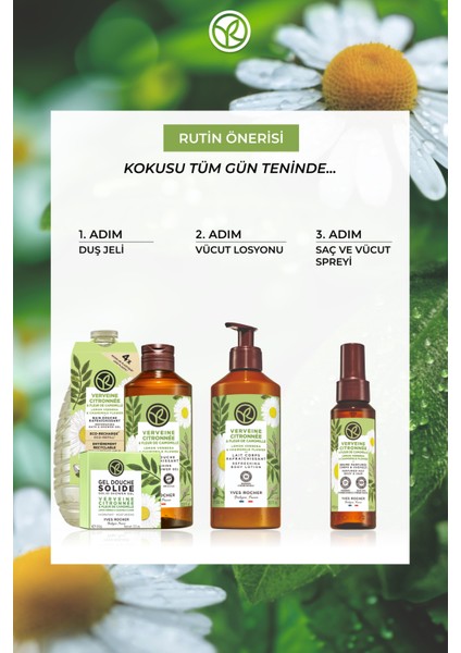 Vücut Losyonu - Nemlendirici Besleyici Tazeleyici Mine Çiçeği Papatya -Vegan