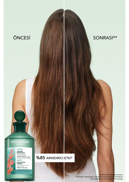 Arındırıcı Asetik Asit Saç Sirkesi ve Toniği - Yağlı Saçlar / Purete -VEGAN-37823