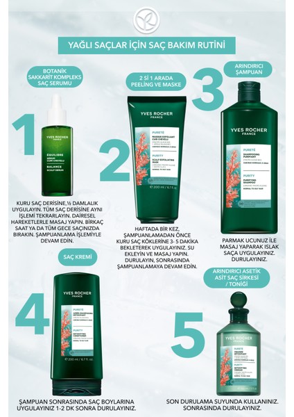 Arındırıcı Asetik Asit Saç Sirkesi ve Toniği - Yağlı Saçlar / Purete -VEGAN-37823