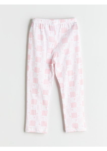 Yeni Sezon Beli Lastikli Desenli Kız Çocuk Pijama Alt fiyatları