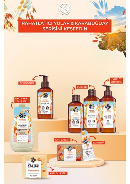 Katı Duş Jeli - Nemlendirici Rahatlatıcı Yulaf Karabuğday-SLS,SLES İçermez,Vegan-100gr