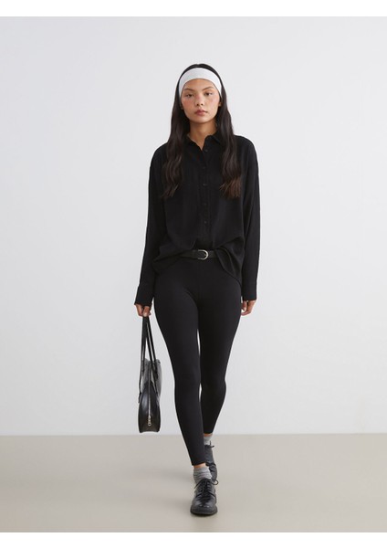 Yeni Sezon Beli Lastikli Kadın Tayt