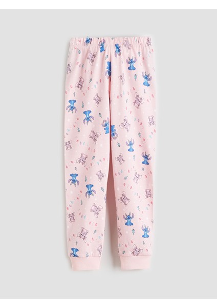 Yeni Sezon Lilo & Stitch Baskılı Kız Çocuk Pijama Takımı modelleri