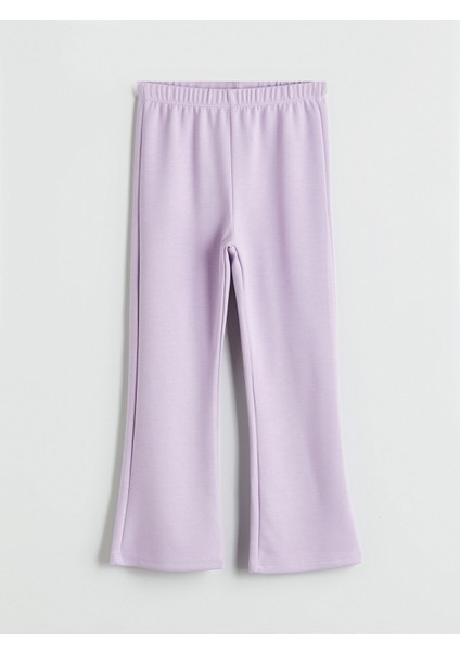 Yeni Sezon Beli Lastikli Modal Karışımlı Kız Çocuk Tayt