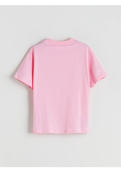 Yeni Sezon Bisiklet Yaka Baskılı Kız Çocuk Pijama Takımı fırsatları