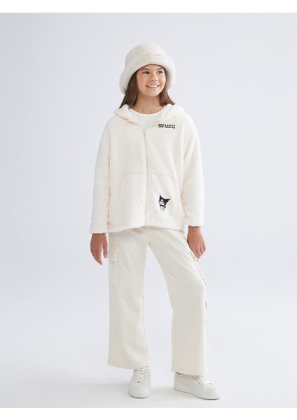 Yeni Sezon Kapüşonlu Hello Kitty Nakışlı Pelüş Kız Çocuk Hırka fiyatları