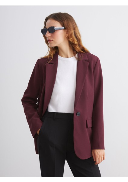 Yeni Sezon Krep Kadın Blazer Ceket