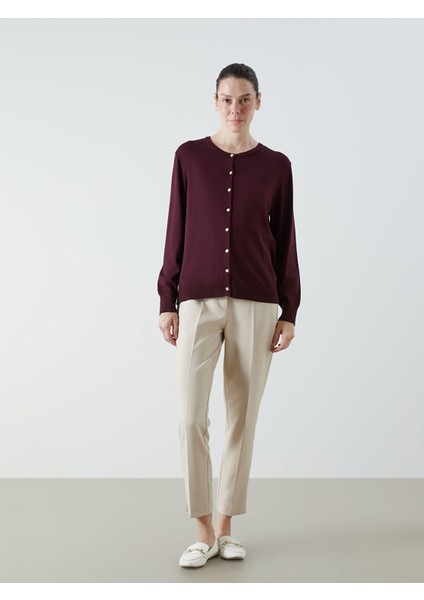 Yeni Sezon Bisiklet Yaka Kadın Triko Hırka modelleri