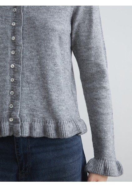 Yeni Sezon Bisiklet Yaka Kadın Triko Hırka modelleri