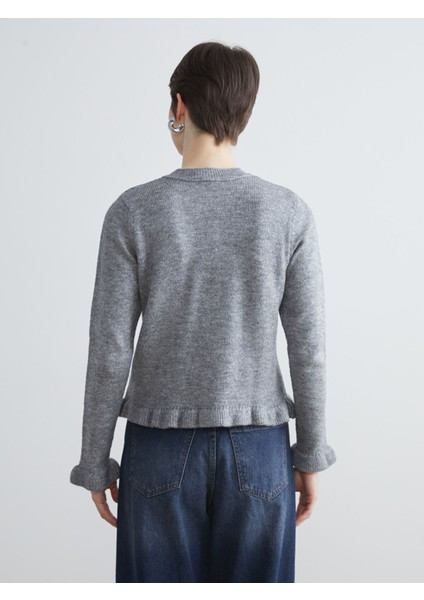 Yeni Sezon Bisiklet Yaka Kadın Triko Hırka fırsatları