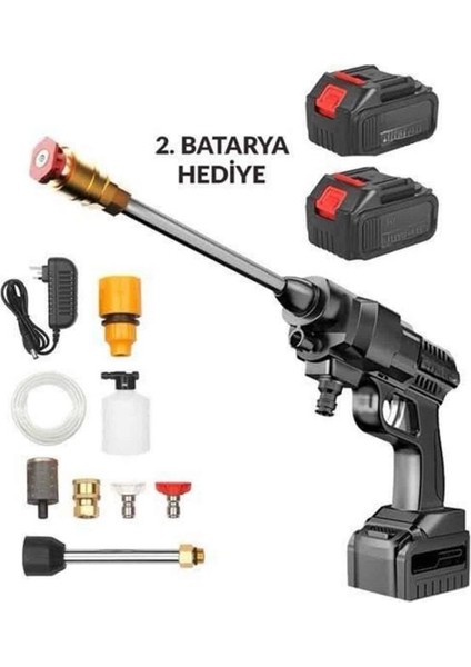 Akülü Oto Araç Yıkama Yüksek Basınçlı Araba Yıkama Makinesi Şarjlı indirimleri