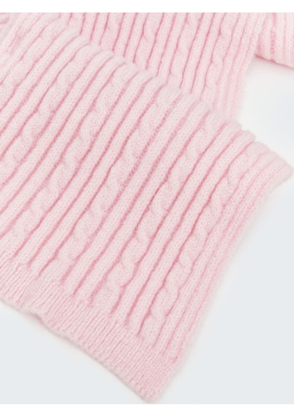 Yeni Sezon Ponpon Detaylı Kız Çocuk Atkı ve Bere Takım fiyatları