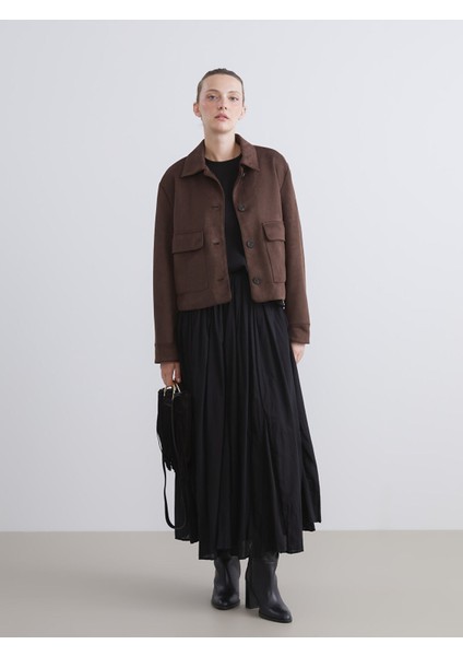 Yeni Sezon Gömlek Yaka Süet Kadın Ceket fiyatları