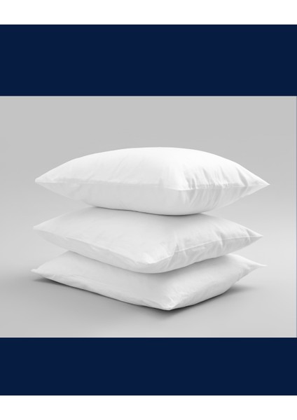 Solivane Microfiber Kumaş 1250GR Beyaz Yastık | Premium 60X80CM | Otel Serisi