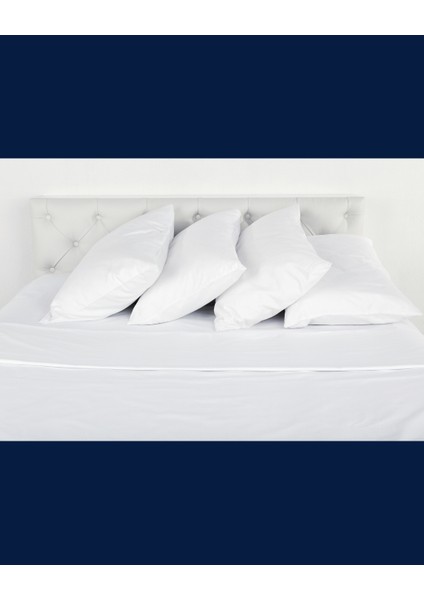 Solivane Microfiber Kumaş 1250GR Beyaz Yastık | Premium 60X80CM | Otel Serisi
