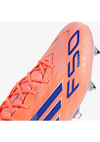 F50 Elite Yumuşak Zemin Erkek Turuncu Çim Saha Kramponu.-