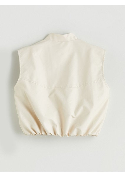 Yeni Sezon Dik Yaka Kız Çocuk Yelek fırsatları