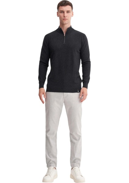 Premium Courspoun Slim Fit Yarım Balıkçı KAZAK-33250